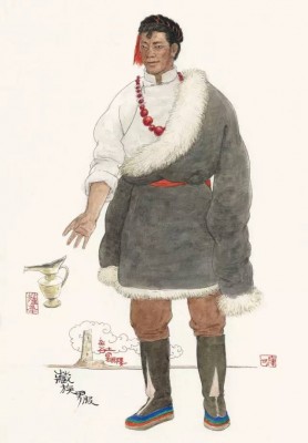 《チベット族男服》　2010年